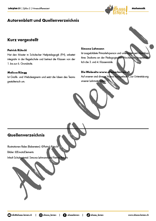 Ahaaa lernen Teilen mit Rest Unterrichtsmaterial Ahaaa lernen Teilen mit Rest Unterrichtsmaterial