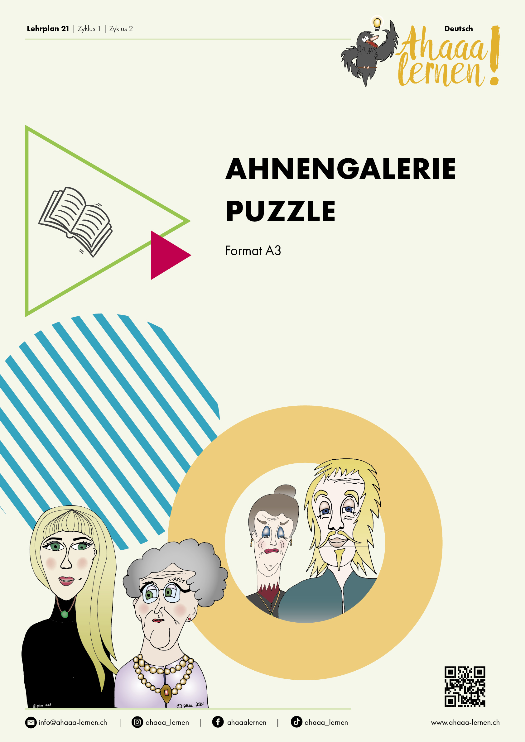 Ahaaa lernen | Ahnengalerie Unterrichtsmaterial | Lehrplan 21