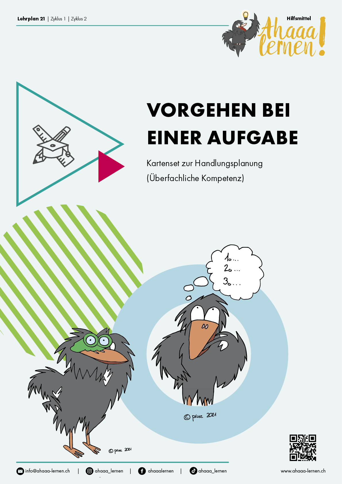 Ahaaa lernen Vorgehen bei einer Aufgabe